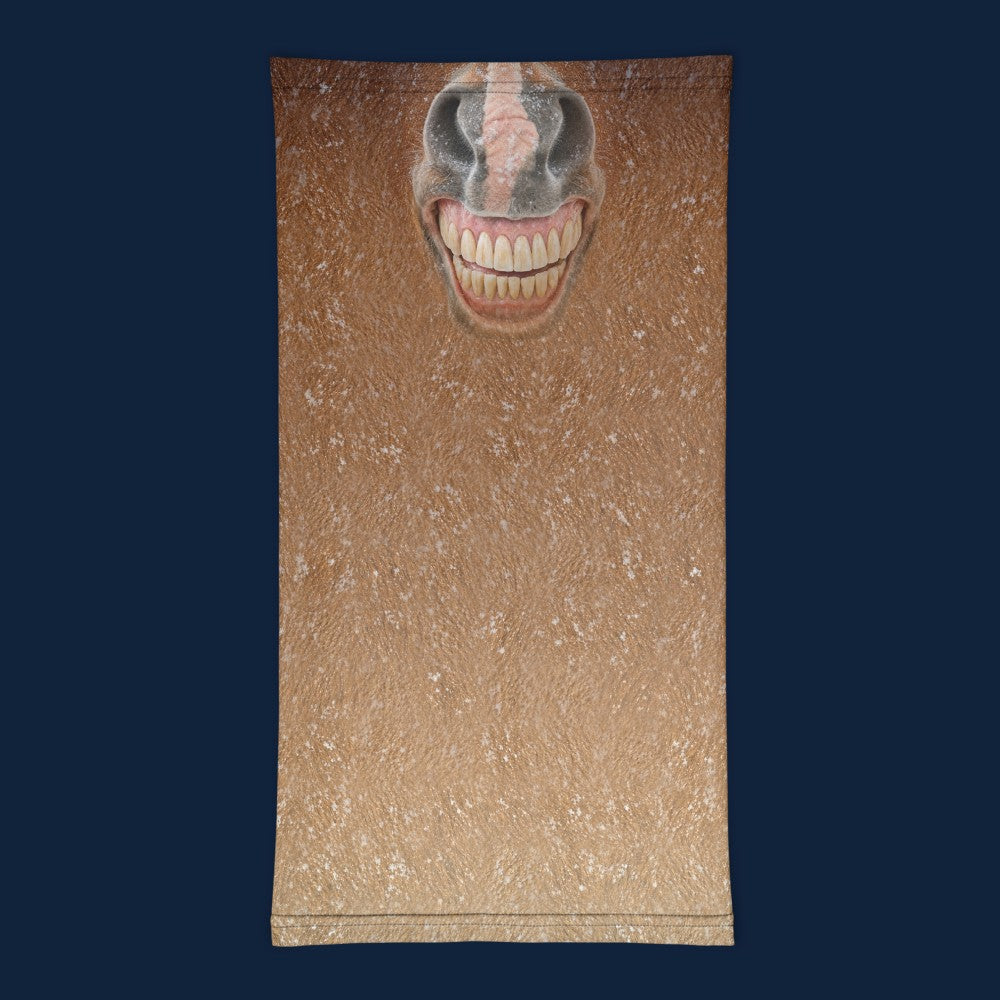 Snow Jaws Horse neck gaiter, flat print